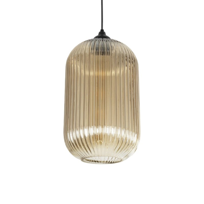 GLOBOSTAR® MELONI 206-0020 Μοντέρνο Κρεμαστό Φωτιστικό Οροφής με Ντουί 1 x E27 AC 220-240V IP20 - Mελί - Μ20 x Π20 x Υ38cm