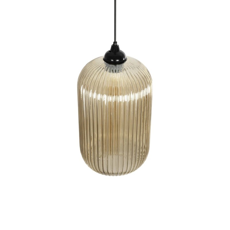 GLOBOSTAR® MELONI 206-0020 Μοντέρνο Κρεμαστό Φωτιστικό Οροφής με Ντουί 1 x E27 AC 220-240V IP20 - Mελί - Μ20 x Π20 x Υ38cm