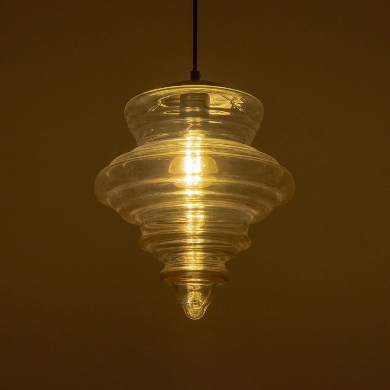 GLOBOSTAR® CORTE 206-0029 Μοντέρνο Κρεμαστό Φωτιστικό Οροφής με Ντουί 1 x E27 AC 220-240V IP20 - Mελί - Μ25 x Π25 x Υ30cm