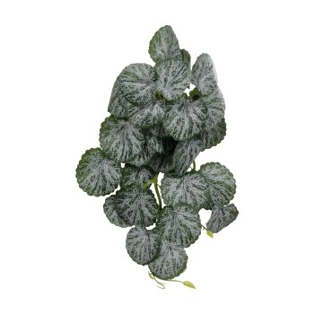 GloboStar® Artificial Garden BEGONIA 20611 Τεχνητό Κρεμαστό Διακοσμητικό Φυτό Βιγόνια Μ30 x Π15 x Y45cm