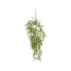 GloboStar® Artificial Garden HANGING FERN 20620 Τεχνητό Διακοσμητικό Κρεμαστό Φυτό Φτέρης Μ32 x Π14 x Υ96cm