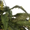 GloboStar® Artificial Garden FERN HANGING PLANT 20622 Τεχνητό Κρεμαστό Διακοσμητικό Φυτό Φτέρης Π90 x Μ90 x Y70cm