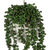 GloboStar® Artificial Garden HANGING LOVERS TEARS 20628 - Τεχνητό Κρεμαστό Διακοσμητικό Φυτό Lovers Tears Μ16 x Π16 x Y50cm