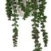 GloboStar® Artificial Garden HANGING LOVERS TEARS 20628 - Τεχνητό Κρεμαστό Διακοσμητικό Φυτό Lovers Tears Μ16 x Π16 x Y50cm