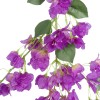 GloboStar® Artificial Garden BOUGAUVILLEA BRANCH 20650 Τεχνητό Διακοσμητικό Κλαδί Μπουκανβίλιας Μωβ Y115cm