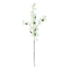 GloboStar® Artificial Garden BOUGAUVILLEA BRANCH 20651 Τεχνητό Διακοσμητικό Κλαδί Μπουκανβίλιας Λευκή Y115cm