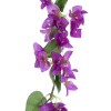 GloboStar® Artificial Garden BOUGAUVILLEA BRANCH 20654 Τεχνητό Διακοσμητικό Κλαδί Μπουκανβίλιας Μωβ Y80cm