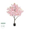 GloboStar® Artificial Garden PINK CHERRY BLOSSOM TREE 20677 Τεχνητό Διακοσμητικό Δέντρο Ροζ Άνθος Κερασιάς Υ160cm