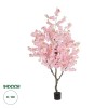 GloboStar® Artificial Garden PINK CHERRY BLOSSOM TREE 20678 Τεχνητό Διακοσμητικό Δέντρο Ροζ Άνθος Κερασιάς Υ200cm