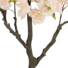 GloboStar® Artificial Garden SALMON CHERRY BLOSSOM TREE 20678 Τεχνητό Διακοσμητικό Δέντρο Απαλό Ροζ Άνθος Κερασιάς Υ160cm
