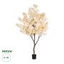 GloboStar® Artificial Garden SALMON CHERRY BLOSSOM TREE 20680 Τεχνητό Διακοσμητικό Δέντρο Απαλό Ροζ Άνθος Κερασιάς Υ200cm