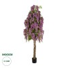 GloboStar® Artificial Garden WISTERIA PINK 20681 Τεχνητό Διακοσμητικό Δέντρο Ροζ Βιστερία Μ60 x Π60 x Υ180cm