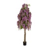 GloboStar® Artificial Garden WISTERIA PINK 20681 Τεχνητό Διακοσμητικό Δέντρο Ροζ Βιστερία Μ60 x Π60 x Υ180cm