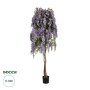 GloboStar® Artificial Garden WISTERIA PURPLE 20682 Τεχνητό Διακοσμητικό Δέντρο Μωβ Βιστερία Μ60 x Π60 x Υ180cm