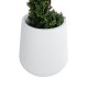 GloboStar® Artificial Garden MISSOURI 20692 Διακοσμητικό Πολυεστερικό Τσιμεντένιο Κασπώ Γλάστρα - Flower Pot Λευκό Φ45 x Υ45cm GloboStar® Artificial Garden MISSOURI 20692 Διακοσμητικό Πολυεστερικό Τσιμεντένιο Κασπώ Γλάστρα - Flower Pot Λευκό Φ45 x Υ45cm
