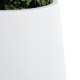 GloboStar® Artificial Garden MISSOURI 20692 Διακοσμητικό Πολυεστερικό Τσιμεντένιο Κασπώ Γλάστρα - Flower Pot Λευκό Φ45 x Υ45cm GloboStar® Artificial Garden MISSOURI 20692 Διακοσμητικό Πολυεστερικό Τσιμεντένιο Κασπώ Γλάστρα - Flower Pot Λευκό Φ45 x Υ45cm