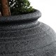 GloboStar® Artificial Garden OLYMPIA 20719 Επιδαπέδιο Πολυεστερικό Τσιμεντένιο Κασπώ Γλάστρα - Flower Pot Μαύρο Φ55 x Υ60cm GloboStar® Artificial Garden OLYMPIA 20719 Επιδαπέδιο Πολυεστερικό Τσιμεντένιο Κασπώ Γλάστρα - Flower Pot Μαύρο Φ55 x Υ60cm