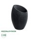 GloboStar® Artificial Garden MESTRE 20732 Επιδαπέδιο Πολυεστερικό Τσιμεντένιο Κασπώ Γλάστρα - Flower Pot Μαύρο Φ40 x Υ60cm GloboStar® Artificial Garden MESTRE 20732 Επιδαπέδιο Πολυεστερικό Τσιμεντένιο Κασπώ Γλάστρα - Flower Pot Μαύρο Φ40 x Υ60cm