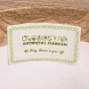 GloboStar® Artificial Garden BELLAGIO 20744 Επιδαπέδιο Πολυεστερικό Τσιμεντένιο Κασπώ Γλάστρα - Flower Pot Μαύρο με Καφέ Φ39 x Υ52cm