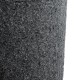 GloboStar® Artificial Garden BELLAGIO 20745 Επιδαπέδιο Πολυεστερικό Τσιμεντένιο Κασπώ Γλάστρα - Flower Pot Μαύρο με Καφέ Φ42 x Υ91cm