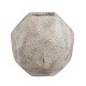 GloboStar® Artificial Garden BOROUGH 20781 Επιδαπέδιο Πολυεστερικό Τσιμεντένιο Κασπώ Γλάστρα - Flower Pot Λευκό με Μπεζ Μ38 x Π38 x Υ38cm