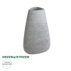 GloboStar® Artificial Garden OXFORD 20796 Επιδαπέδιο Πολυεστερικό Τσιμεντένιο Κασπώ Γλάστρα - Flower Pot Γκρι Μ45 x Π40 x Υ72cm