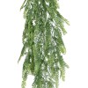 GloboStar® Artificial Garden HANGING FERN 20841 Τεχνητό Διακοσμητικό Κρεμαστό Φυτό Φτέρη Μ25 x Π12 x Υ85cm