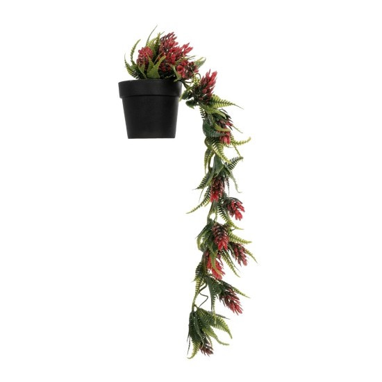 GloboStar® Artificial Garden HANGING RED PINE CONE 20869 Τεχνητό Κρεμαστό Διακοσμητικό Φυτό Κόκκινο Κουκουνάρι Μ17 x Π17 x Υ50cm GloboStar® Artificial Garden HANGING RED PINE CONE 20869 Τεχνητό Κρεμαστό Διακοσμητικό Φυτό Κόκκινο Κουκουνάρι Μ17 x Π17 x Υ50cm