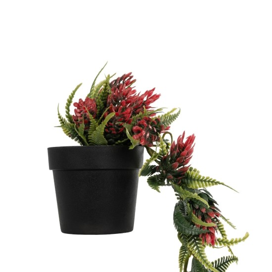 GloboStar® Artificial Garden HANGING RED PINE CONE 20869 Τεχνητό Κρεμαστό Διακοσμητικό Φυτό Κόκκινο Κουκουνάρι Μ17 x Π17 x Υ50cm GloboStar® Artificial Garden HANGING RED PINE CONE 20869 Τεχνητό Κρεμαστό Διακοσμητικό Φυτό Κόκκινο Κουκουνάρι Μ17 x Π17 x Υ50cm
