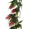 GloboStar® Artificial Garden HANGING RED PINE CONE 20869 Τεχνητό Κρεμαστό Διακοσμητικό Φυτό Κόκκινο Κουκουνάρι Μ17 x Π17 x Υ50cm
