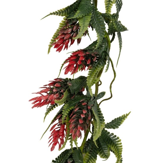 GloboStar® Artificial Garden HANGING RED PINE CONE 20869 Τεχνητό Κρεμαστό Διακοσμητικό Φυτό Κόκκινο Κουκουνάρι Μ17 x Π17 x Υ50cm GloboStar® Artificial Garden HANGING RED PINE CONE 20869 Τεχνητό Κρεμαστό Διακοσμητικό Φυτό Κόκκινο Κουκουνάρι Μ17 x Π17 x Υ50cm