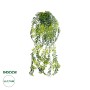 GloboStar® Artificial Garden HANGING FERN 20877 - Τεχνητό Κρεμαστό Διακοσμητικό Φυτό Φτέρη  Φ23 x Y70cm