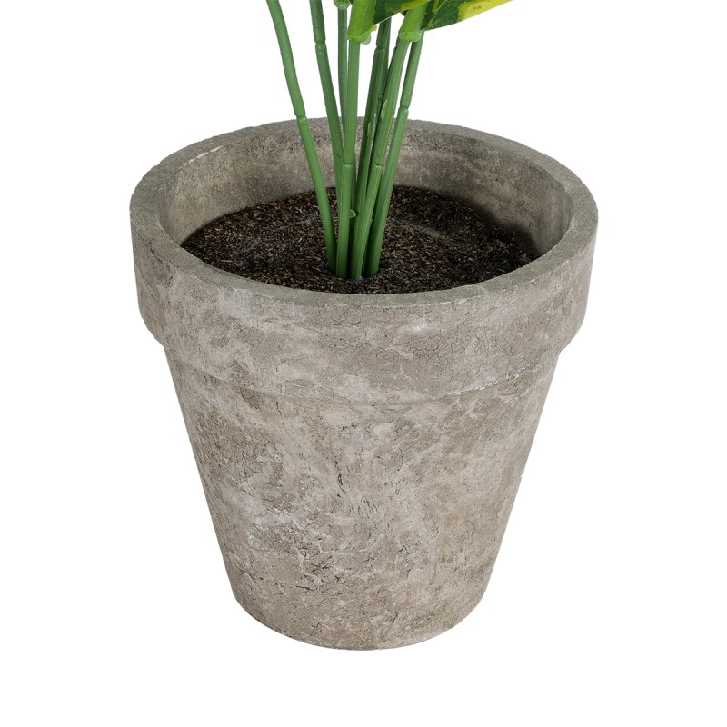 GloboStar® Artificial Garden YELLOW HOSTA PLANT 20899 Τεχνητό Διακοσμητικό Φυτό Κίτρινη Χόστα Φ45 x Υ40cm