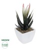 GloboStar® Artificial Garden SUCCULENT ALOE POTTED PLANT 20974 Διακοσμητικό Φυτό Αλόης Φ7 x Υ14cm