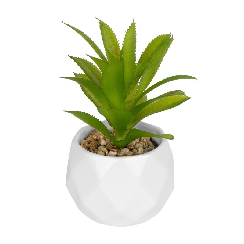 GloboStar® Artificial Garden SUCCULENT ALOE POTTED PLANT 20984 Διακοσμητικό Φυτό Αλόη Φ9 x Υ12cm