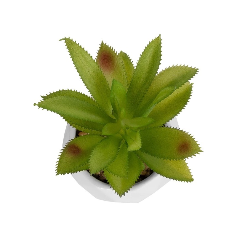 GloboStar® Artificial Garden SUCCULENT ALOE POTTED PLANT 20984 Διακοσμητικό Φυτό Αλόη Φ9 x Υ12cm