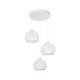 GloboStar® YASAM 203-0023 Vintage Κρεμαστό Φωτιστικό Πλέγμα Τρίφωτο 3 x E27 IP20 Λευκό Ρατάν - Μ42 x Π42 x Υ54cm GloboStar® YASAM 203-0023 Vintage Κρεμαστό Φωτιστικό Πλέγμα Τρίφωτο 3 x E27 IP20 Λευκό Ρατάν - Μ42 x Π42 x Υ54cm