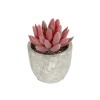 GloboStar® Artificial Garden SUCCULENT SEDEVERIA 21020 Τεχνητό Διακοσμητικό Φυτό Σεδεβέρια Μ6.5 x Π6.5 x Υ9cm