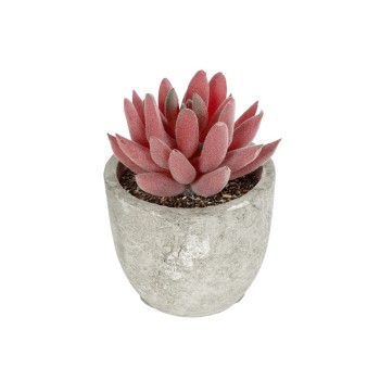 GloboStar® Artificial Garden SUCCULENT SEDEVERIA 21020 Τεχνητό Διακοσμητικό Φυτό Σεδεβέρια Μ6.5 x Π6.5 x Υ9cm