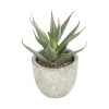 GloboStar® Artificial Garden SUCCULENT ALOE 21022 Τεχνητό Διακοσμητικό Φυτό Αλόη Μ6 x Π6 x Υ12cm