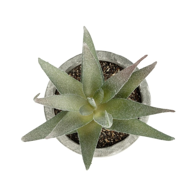 GloboStar® Artificial Garden SUCCULENT ALOE 21022 Τεχνητό Διακοσμητικό Φυτό Αλόη Μ6 x Π6 x Υ12cm