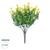GloboStar® Artificial Garden  BUTTERCUP BRANCH 21063 Διακοσμητικό Κλαδί Ρανούγκουλο σετ 2 τεμάχια Φ20 x Υ30cm