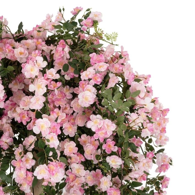 GloboStar® Artificial Garden ROSES TREE 21068 Τεχνητό Διακοσμητικό Δέντρο Τριανταφυλλιά Μ110 x Π110 x Υ240cm