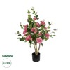 GloboStar® Artificial Garden PINK ROSES 21072 Τεχνητό Διακοσμητικό Δέντρο Τριανταφυλλιά Μ50 x Π50 x Υ90cm