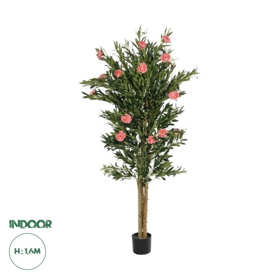 GloboStar® Artificial Garden PINK PEONY 21097 Τεχνητό Διακοσμητικό Δέντρο Παιώνια Μ80 x Π70 x Υ160cm