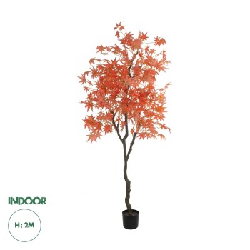 GloboStar® Artificial Garden MAPLE TREE 21105 Τεχνητό Διακοσμητικό Δέντρο Σφένδαμος Μ80 x Π80 x Υ160cm