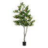 GloboStar® Artificial Garden LEMON TREE 21106 Τεχνητό Διακοσμητικό Δέντρο Λεμονιά Υ200cm