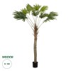 GloboStar® Artificial Garden WASHINGTONIA FILIFERA TREE 21107 Τεχνητό Διακοσμητικό Φοινικόδεντρου Υ200cm