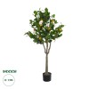 GloboStar® Artificial Garden ORANGE TREE 21108 Τεχνητό Διακοσμητικό Δέντρο Πορτοκαλιά Μ70 x Π50 x Υ120cm