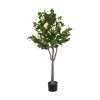 GloboStar® Artificial Garden ORANGE TREE 21108 Τεχνητό Διακοσμητικό Δέντρο Πορτοκαλιά Μ70 x Π50 x Υ120cm